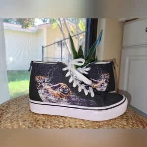 Kids Size 3 Vans X Discovery Tiger Shoes